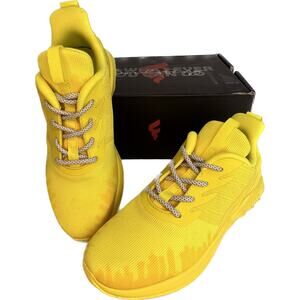 Soulsfeng West Bay Yellow Unisex Knitted Sneakers Running Shoes Men's 8 Wms 9.5